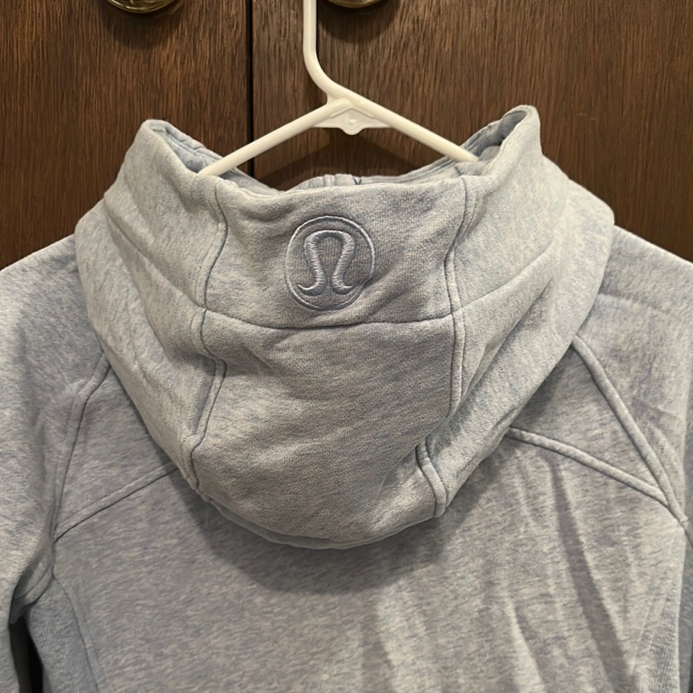 Lululemon Athletica Light Blue full zip scuba hoodie - Picture 4 of 11